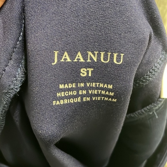 Jaanuu NWT Scrub Navy Legging Pants Size Small Tall - Picture 3 of 13
